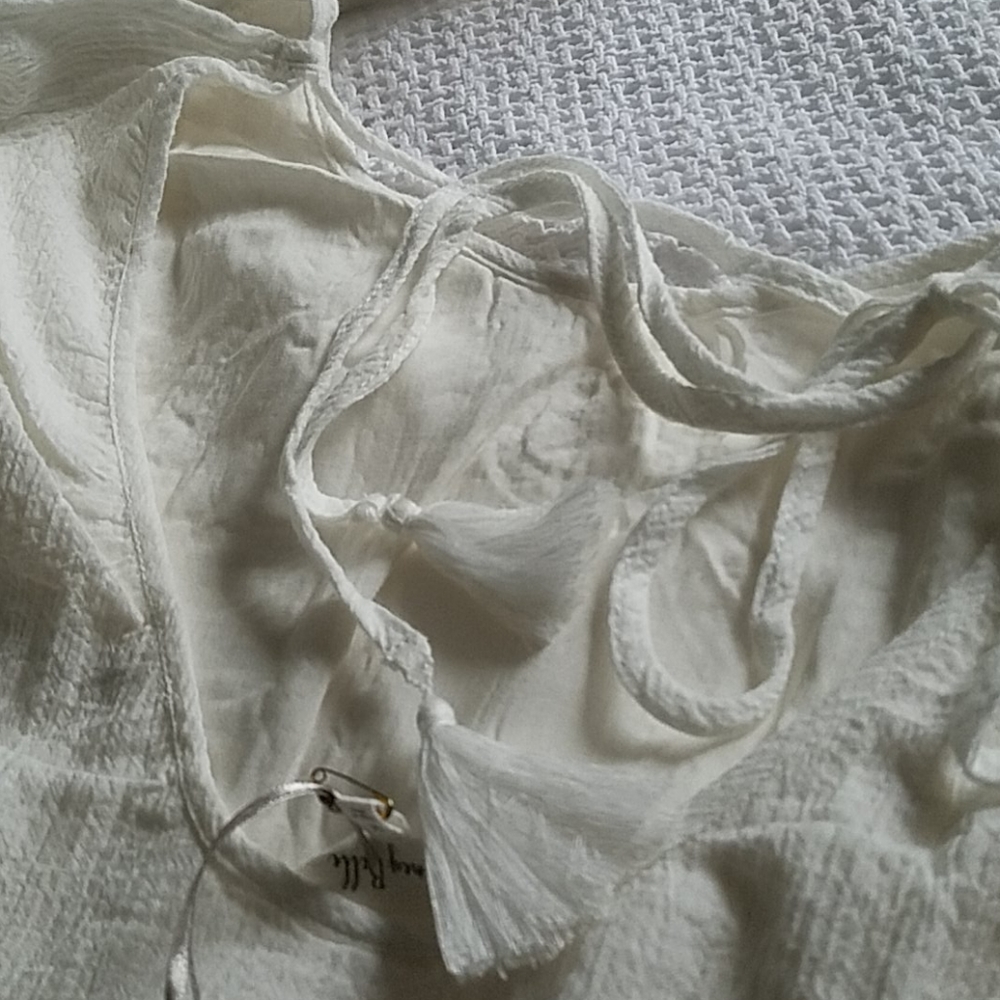 White boho mini dress - Picture 5 of 6